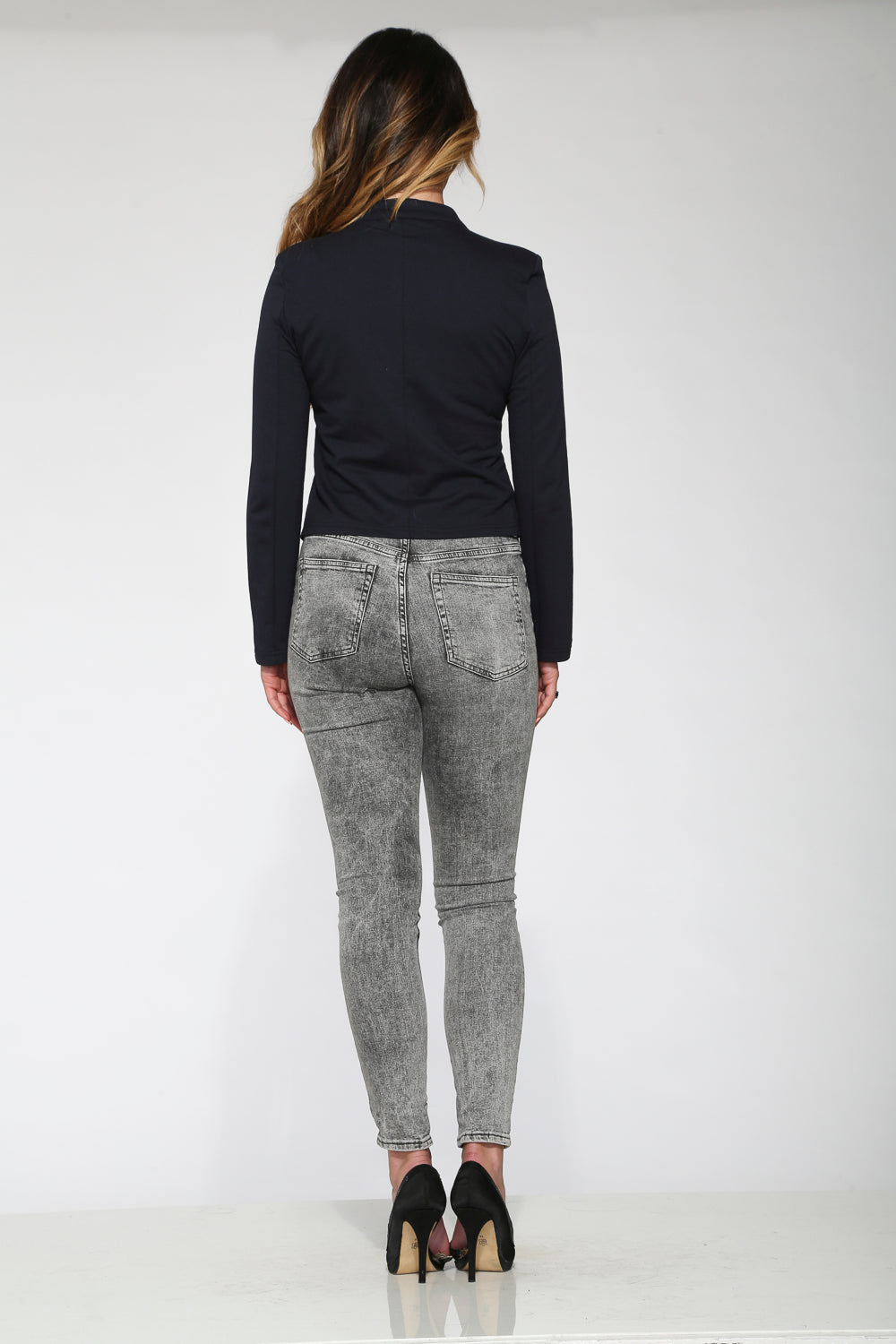 Navy Blue Military Jacket