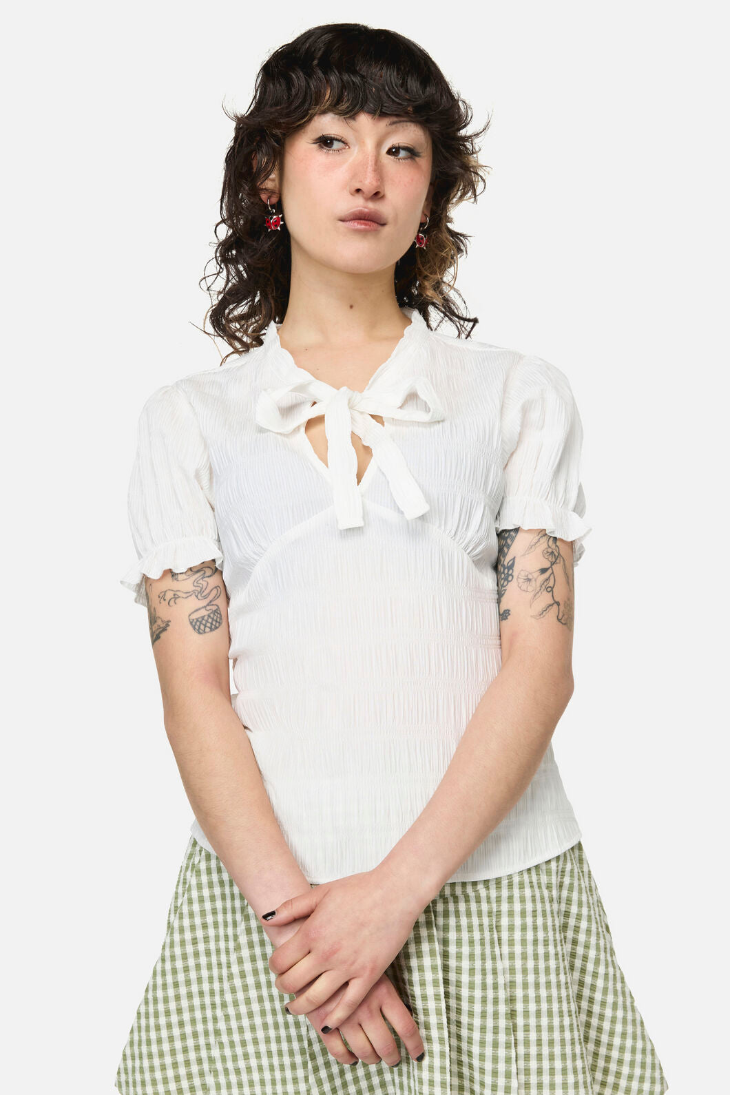 Naiad Pond Tie Blouse