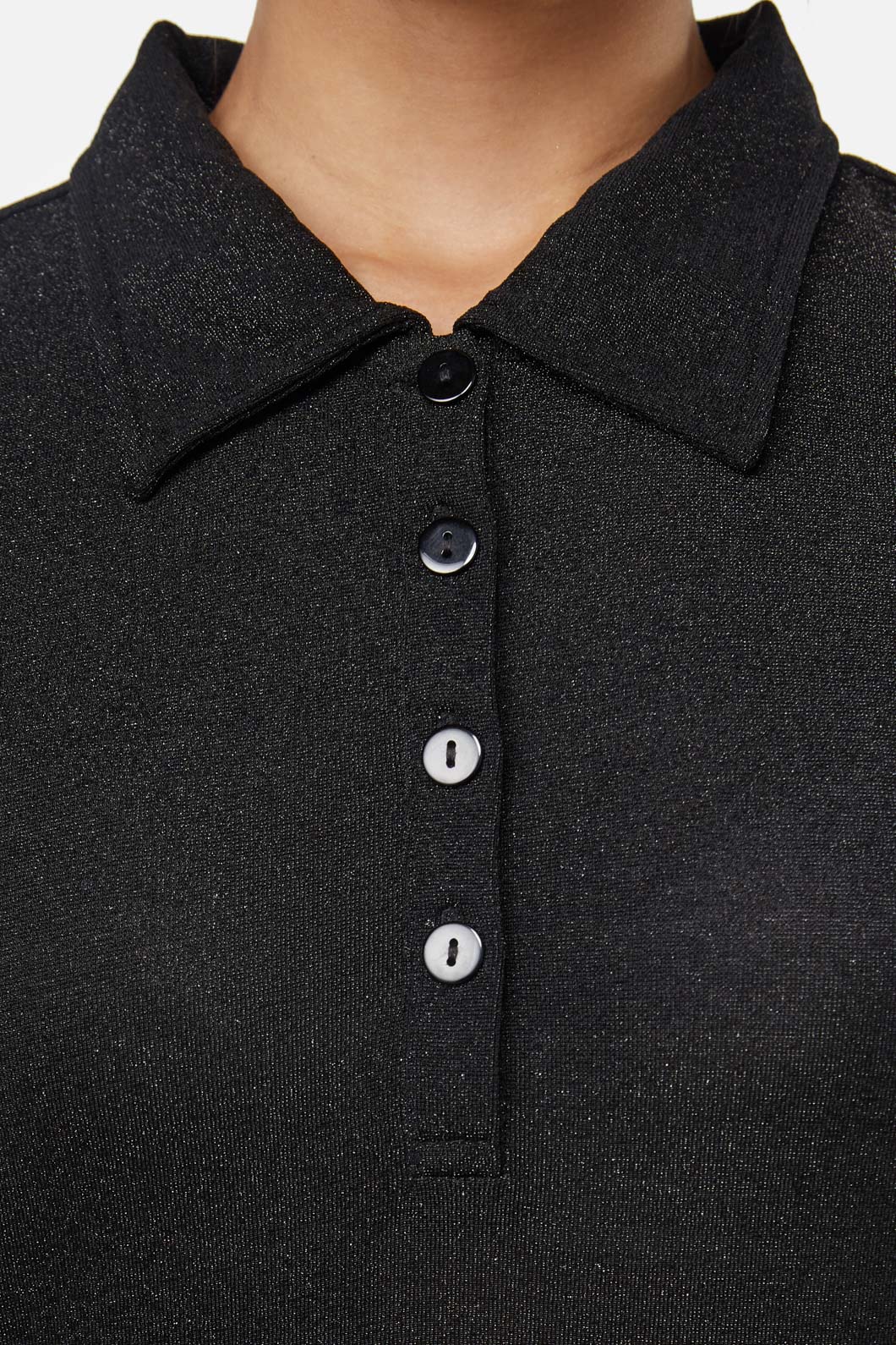 Glitter Mesh Midi Dress