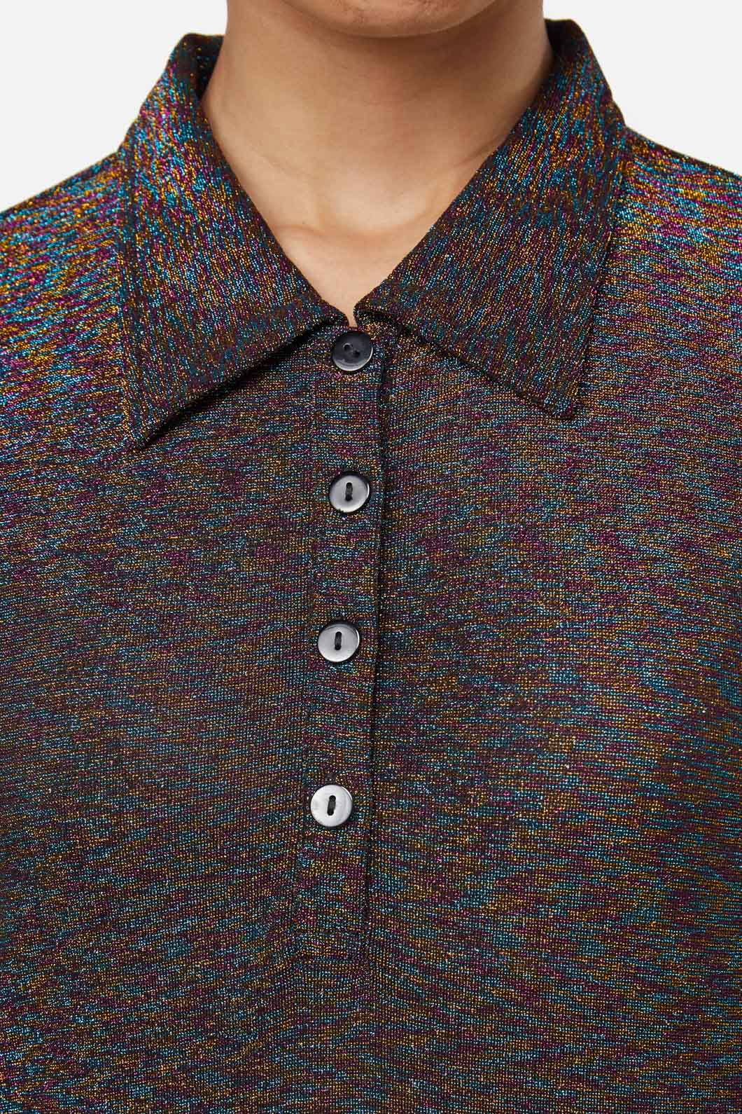 Glitter Mesh Midi Dress