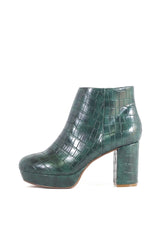 Disco Platform Booties