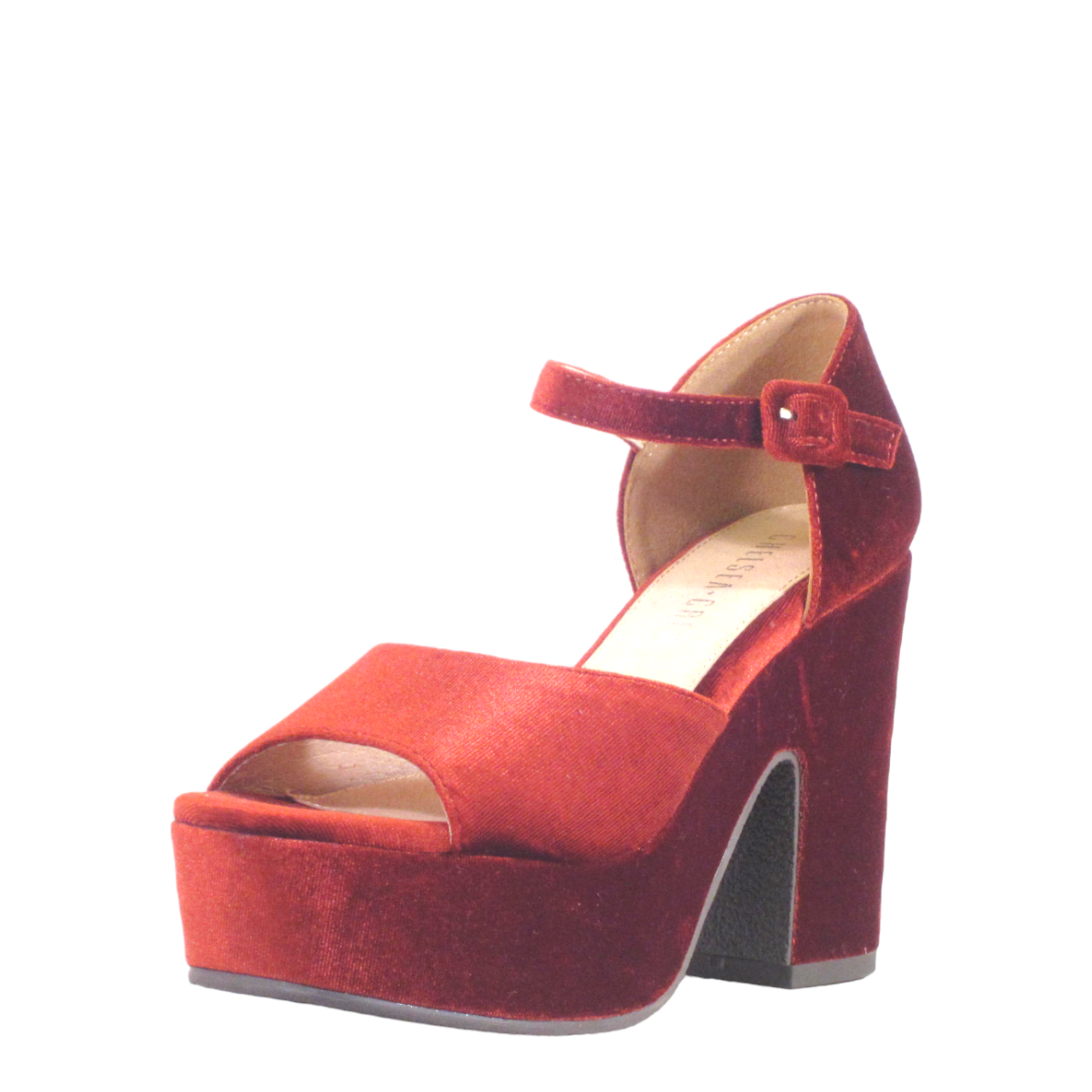 Quill Velvet Platform Heels