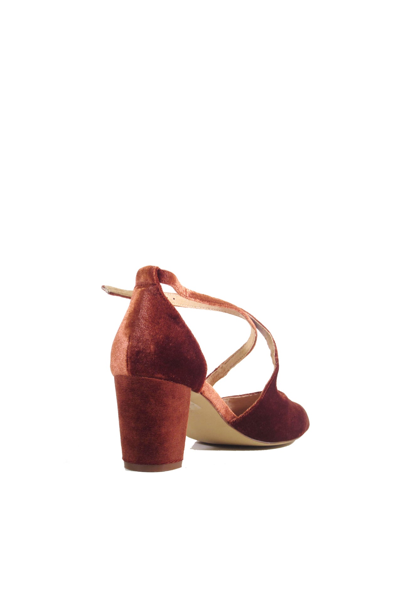 Oren Velvet Mary Jane Heels