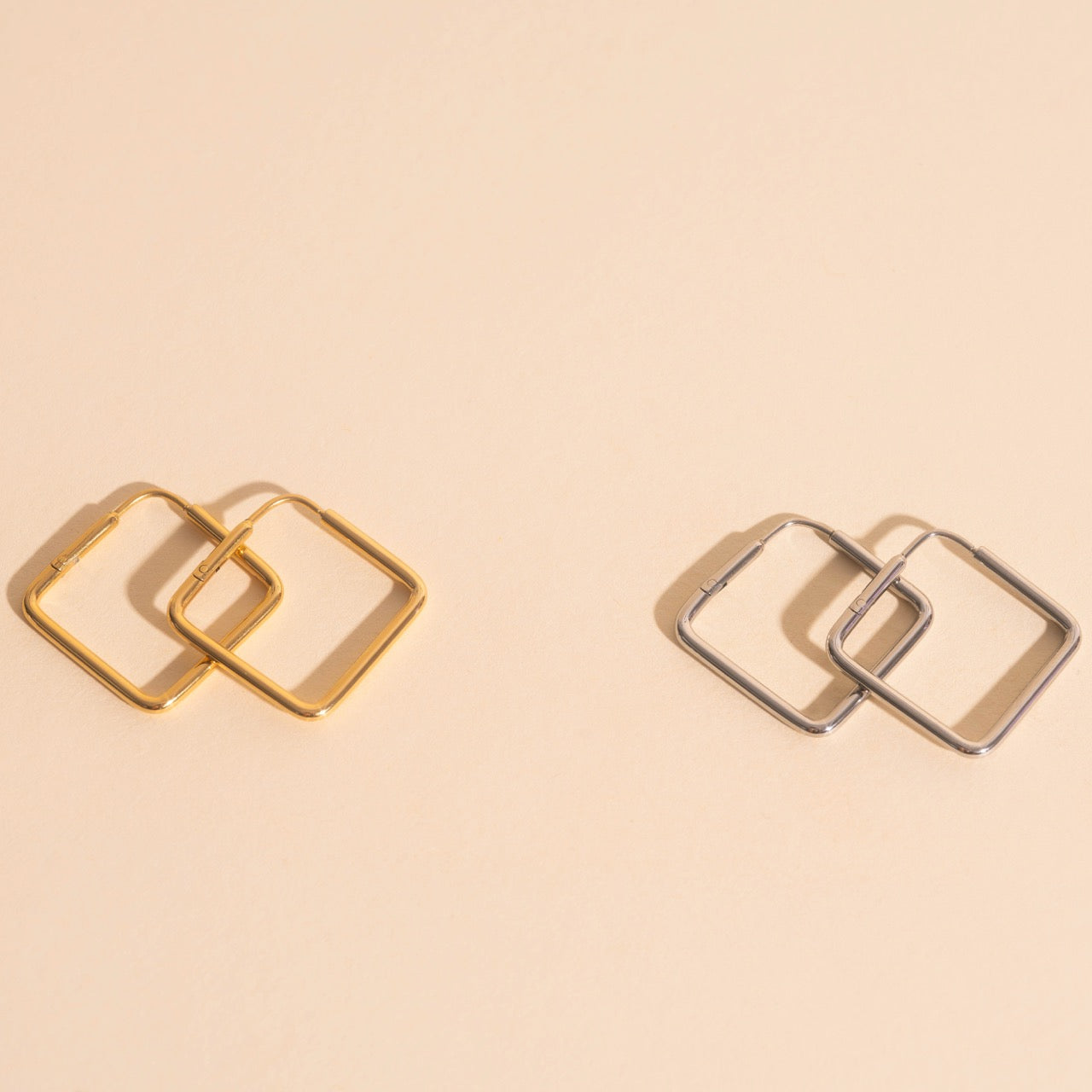 Diamond Rounded Huggie Hoop Earrings