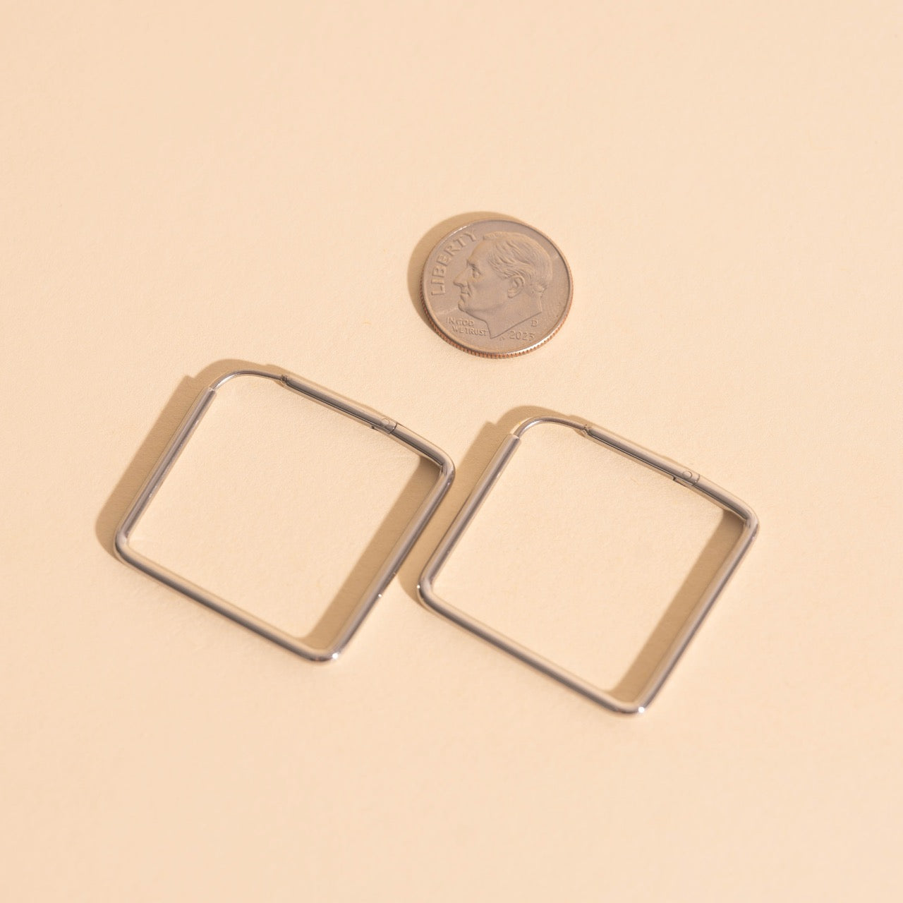 Diamond Rounded Huggie Hoop Earrings