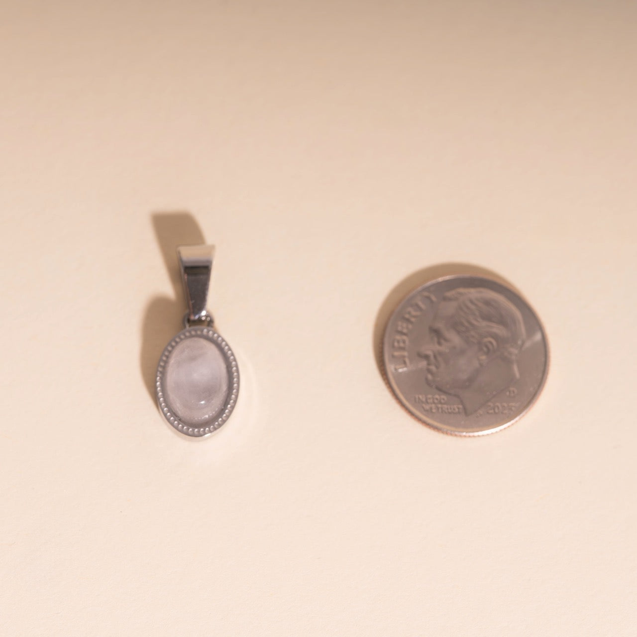 Dawn to Dusk Oval Necklace Charm