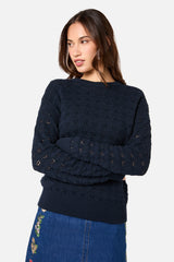 Bea Lacey Knit Sweater