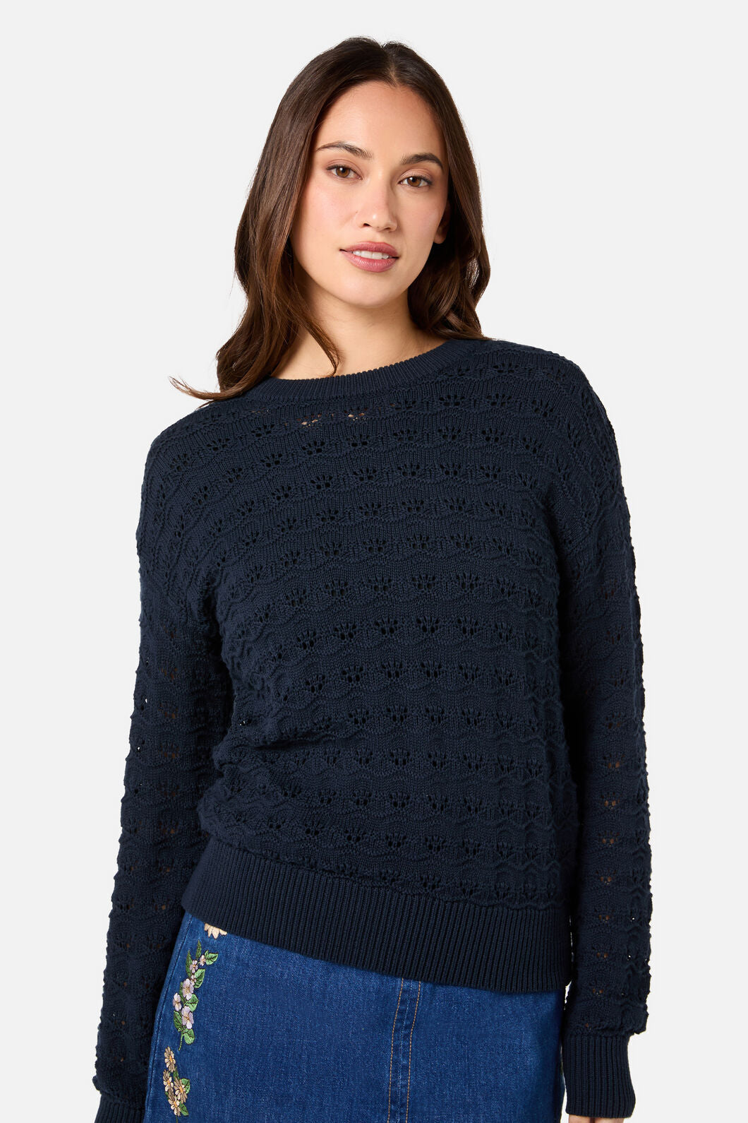 Bea Lacey Knit Sweater