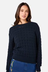 Bea Lacey Knit Sweater