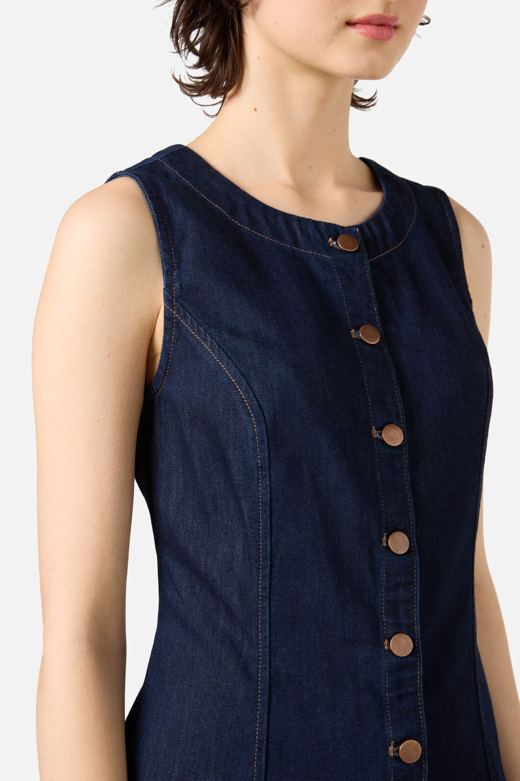 Camille Denim Mini Dress