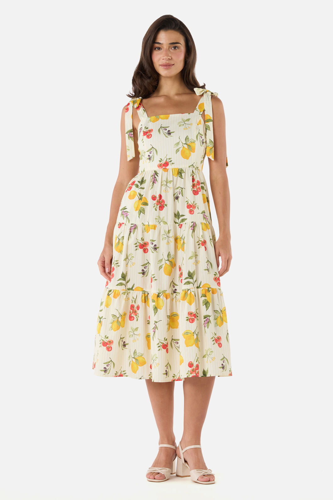 Carla Picnic Tiered Midi Dress