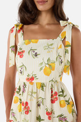 Carla Picnic Tiered Midi Dress