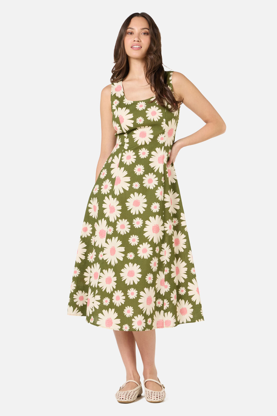60's Daisy Midi Dress