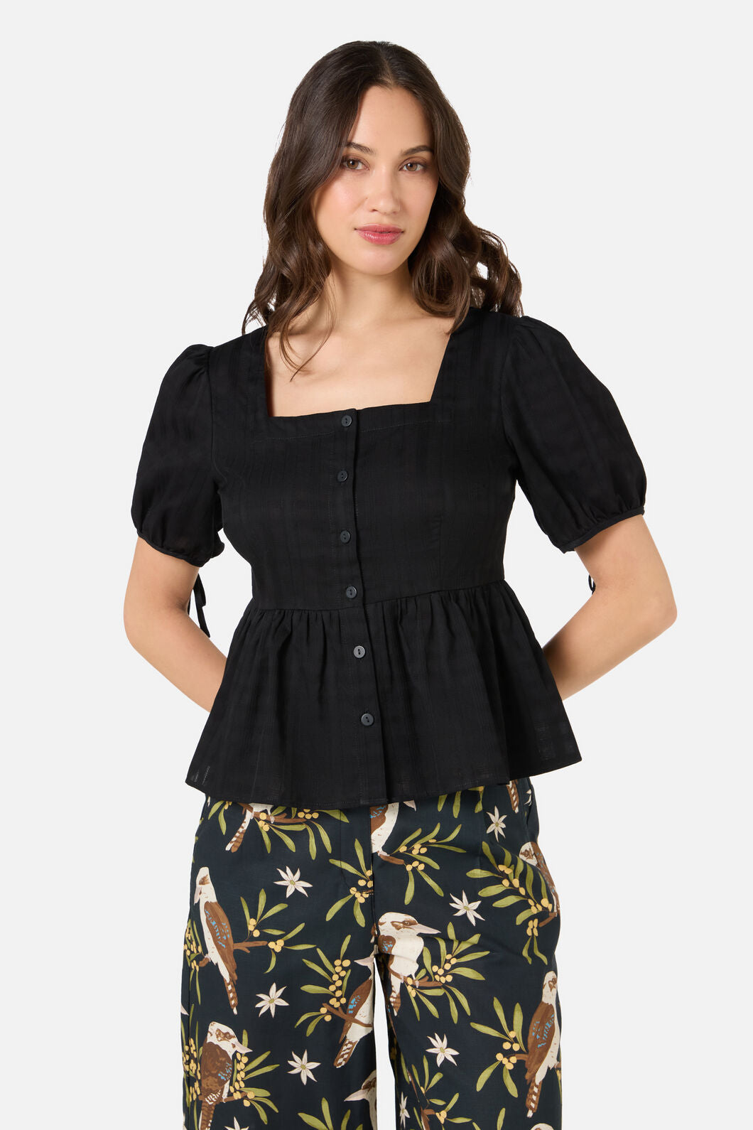 Eveleigh Peplum Top