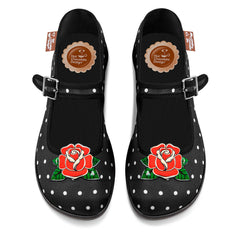 Chocolaticas® Rockabilly Women's Mary Jane Flat