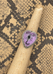 Sterling Silver Scorpion Heart Ring