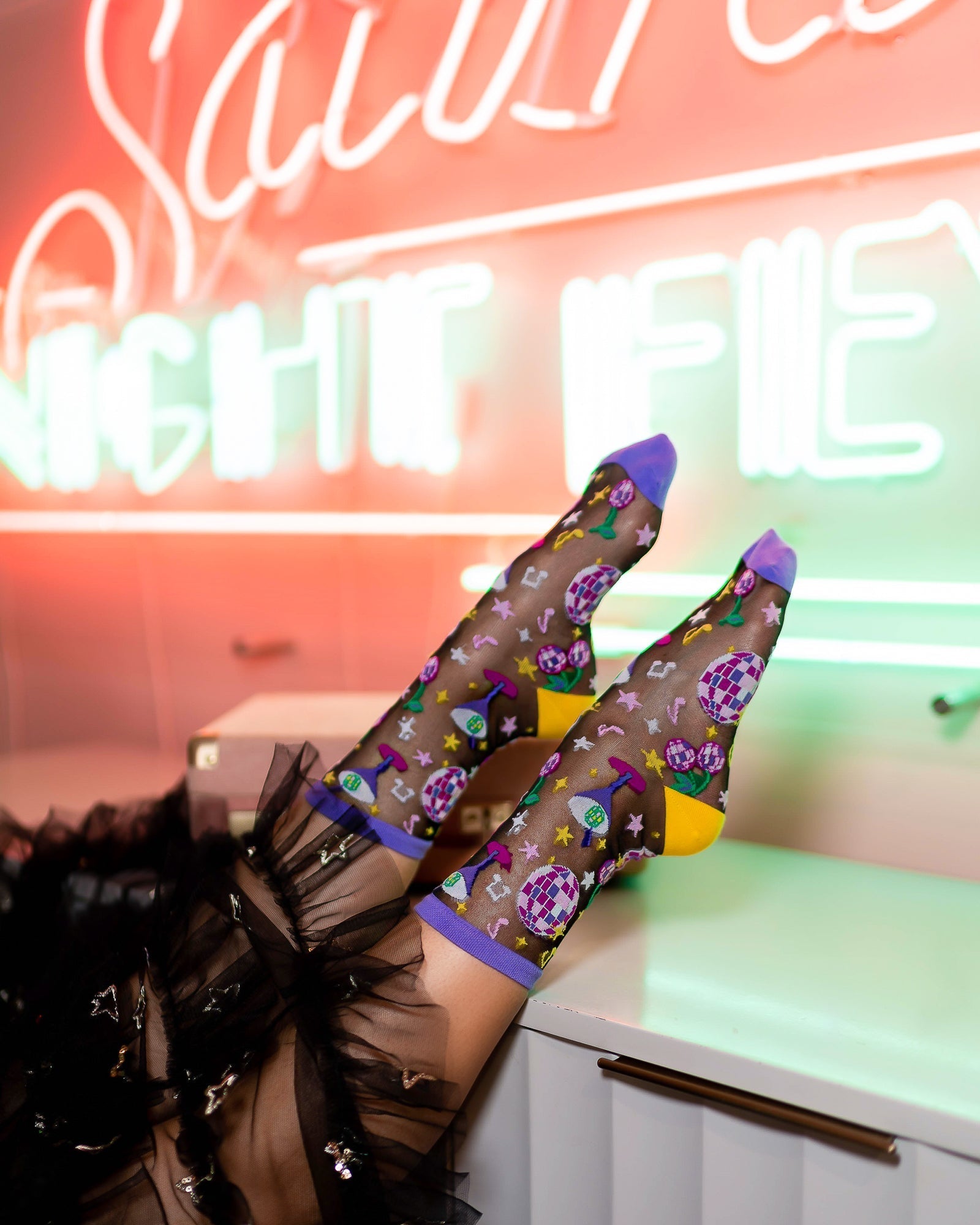 Black Sheer Socks Bundle 1 🍸 Happy Hour