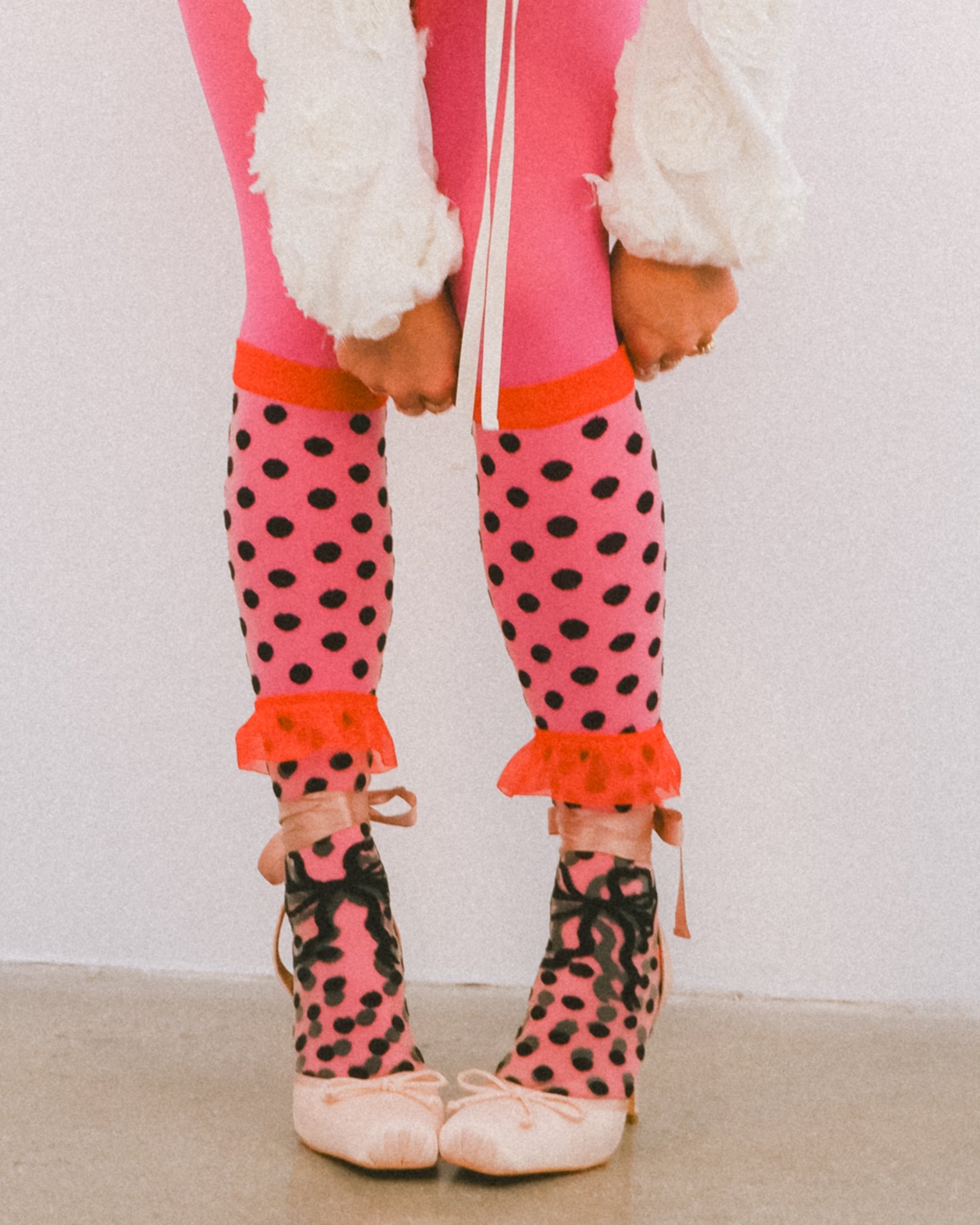 Polka Dot Bow Bundle 🎀 Socks + Knee Highs