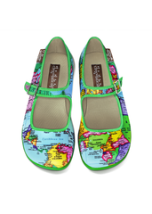 Chocolaticas® Bon Voyage Women's Mary Jane Flat