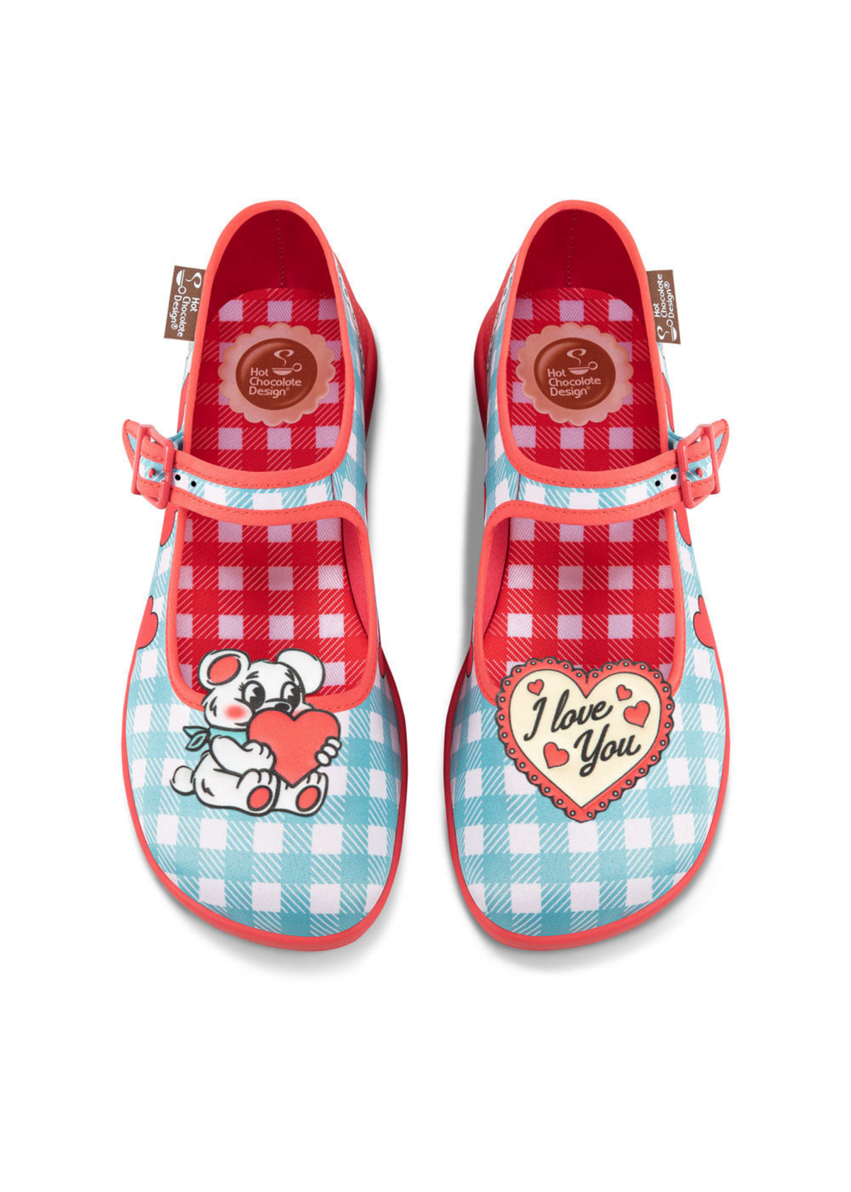 Chocolaticas® I Love You Women's Mary Jane Flat