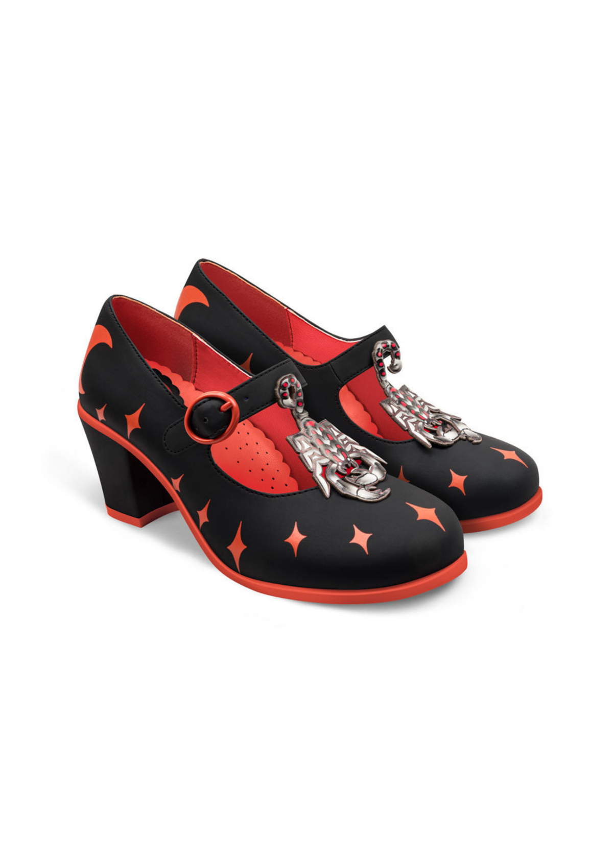 Chocolaticas® Mid Heels Scorpio Women's Mary Jane Pump