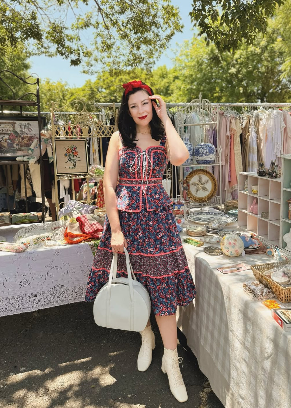 GUNNE SAX for ModCloth Grace Peplum Midi Dress