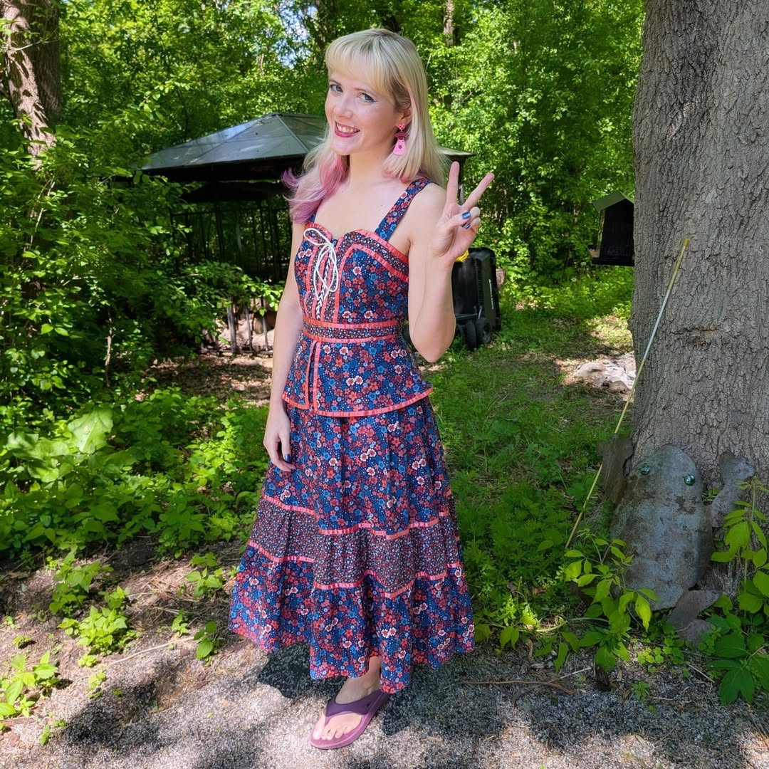 GUNNE SAX for ModCloth Grace Peplum Midi Dress