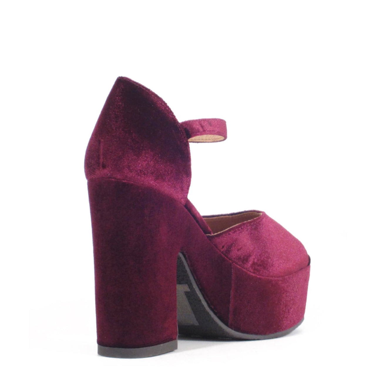 Quill Velvet Platform Heels